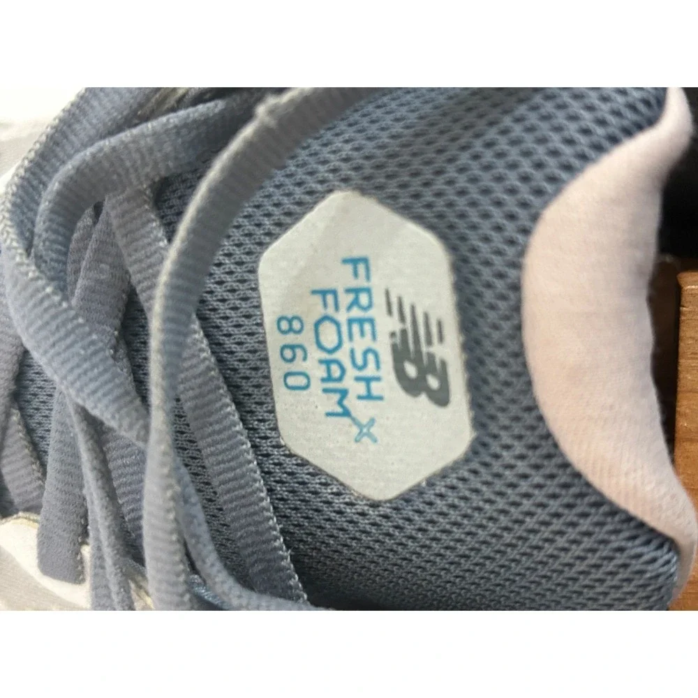 New Balance Fresh Foam X 860v Womens Sz 11 W Blue Gray Sneakers